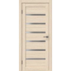 Межкомнатная дверь RM002 (экошпон «беленый дуб FL‎», матовое стекло)
