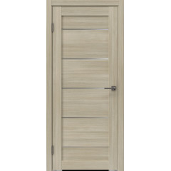 Межкомнатная дверь RM050 (экошпон дуб дымчатый, матовое стекло)