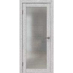 Межкомнатная дверь FK021 (экошпон «серый дуб FL‎», матовое стекло)