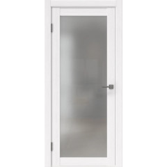 Межкомнатная дверь FK021 (экошпон «белый FL‎», матовое стекло)