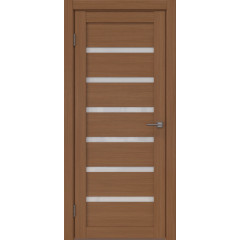 Межкомнатная дверь RM002 (экошпон «орех‎», лакобель белый)