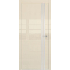 Межкомнатная дверь ZM043 (ваниль глянцевая, глухая)