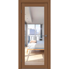 Межкомнатная дверь FK021 (экошпон «орех‎», зеркало)