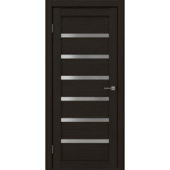 Межкомнатная дверь RM002 (экошпон «венге FL‎», матовое стекло)