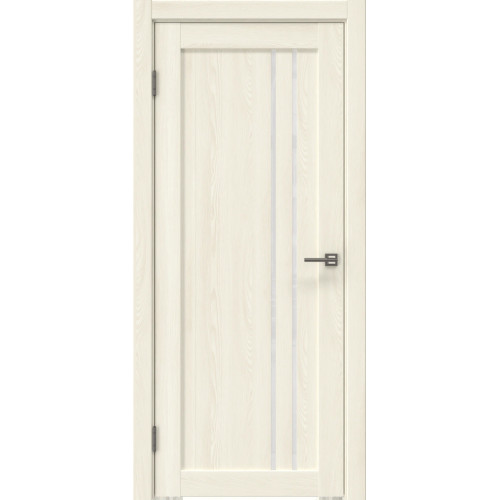 Межкомнатная дверь RM023 (экошпон «ясень крем» / лакобель белый)