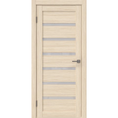 Межкомнатная дверь RM002 (экошпон «беленый дуб FL‎», лакобель белый)