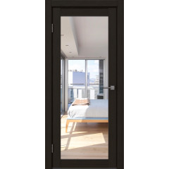 Межкомнатная дверь FK021 (экошпон «венге FL‎», зеркало)
