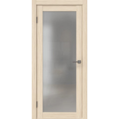 Межкомнатная дверь FK021 (экошпон «беленый дуб FL‎», матовое стекло)