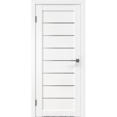 Межкомнатная дверь RM003 (экошпон белый, матовое стекло)