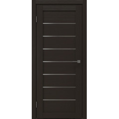 Межкомнатная дверь RM003 (экошпон «венге» / матовое стекло)