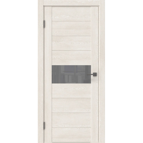 Межкомнатная дверь GM005 (экошпон «белый дуб» / лакобель серый)