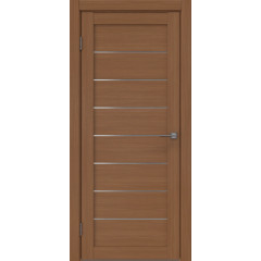 Межкомнатная дверь RM003 (экошпон «орех‎», матовое стекло)