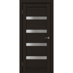Межкомнатная дверь RM027 (экошпон «венге FL‎», матовое стекло)